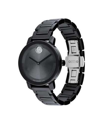 Movado's BOLD Evolution 2.0 with Black Museum Dial & Crystals