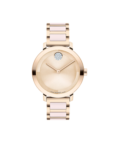 Movado's BOLD Evolution 2.0 with Carnation Museum Dial & Crystals