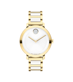 Movado's BOLD Evolution 2.0 with Silver-white Museum Dial & Crystals