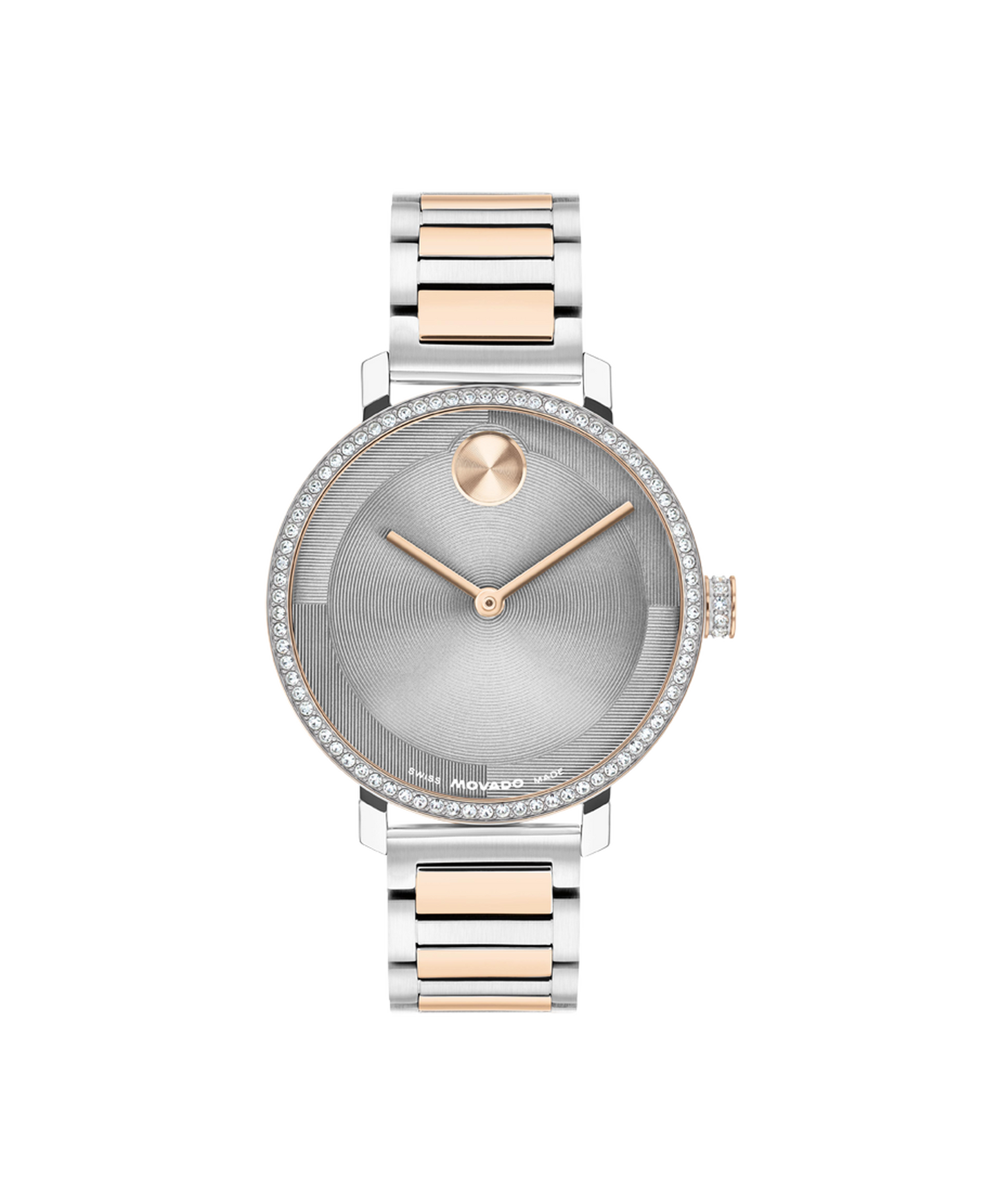 Movado's BOLD Evolution 2.0 with Grey Museum Dial & Crystals