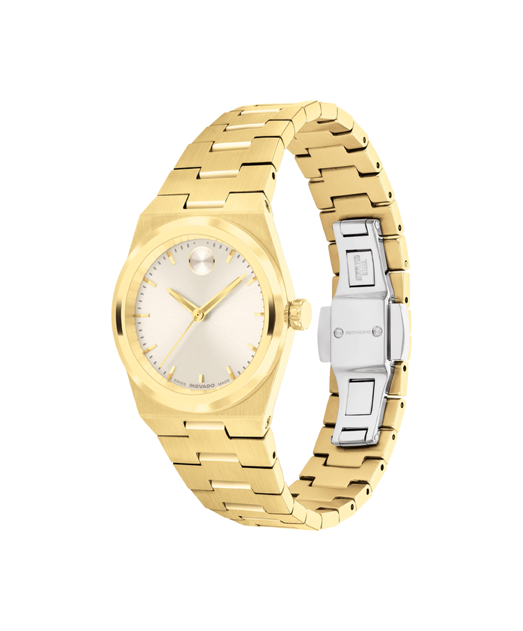 Movado's BOLD Quest Mini with Champagne Dial