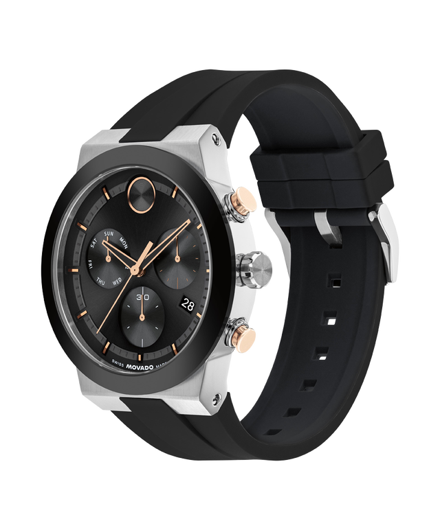 Movado's BOLD Fusion with Black Chronograph Dial