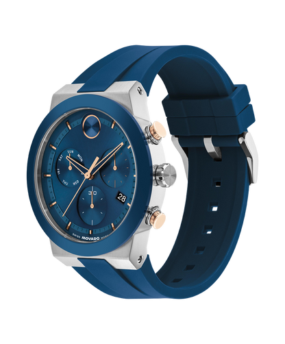 Movado's BOLD Fusion with Blue Chronograph Dial