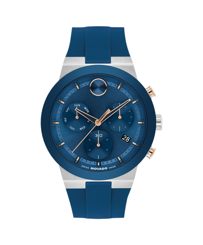 Movado's BOLD Fusion with Blue Chronograph Dial