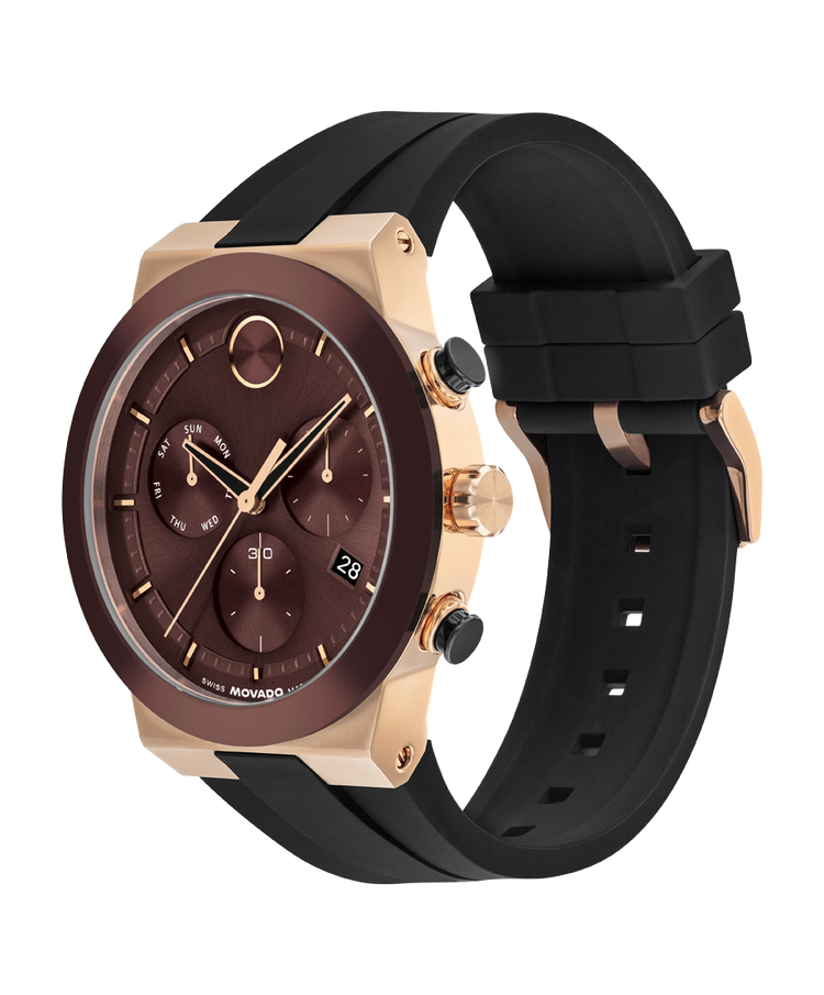 Movado's BOLD Fusion with Cherry Chronograph Dial