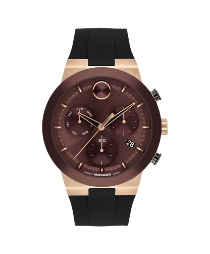 Movado's BOLD Fusion with Cherry Chronograph Dial
