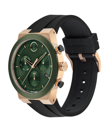 Movado's BOLD Fusion with Green Chronograph Dial