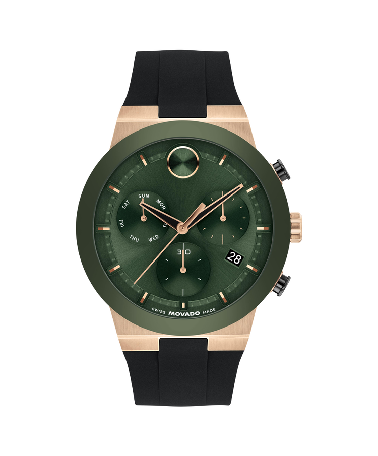 Movado's BOLD Fusion with Green Chronograph Dial