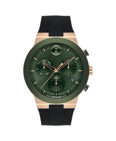 Movado's BOLD Fusion with Green Chronograph Dial