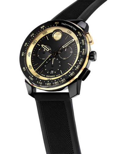 Movado's BOLD TR90 with Black Chronograph Dial