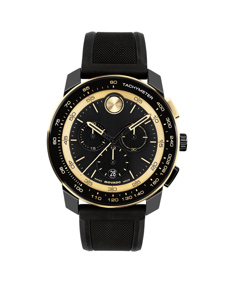Movado's BOLD TR90 with Black Chronograph Dial