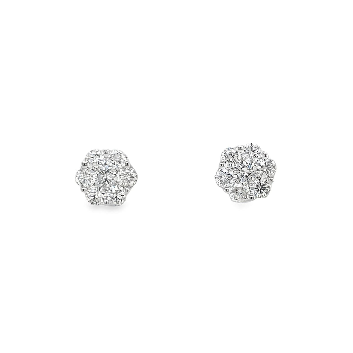 Jai's 14K White Gold Petite Diamond Studs