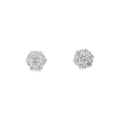 Jai's 14K White Gold Petite Diamond Studs