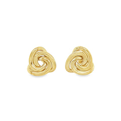 Jai's 14K Yellow Gold Large Knotted Studs