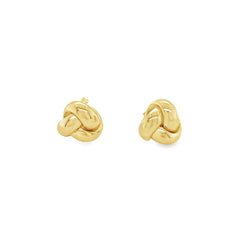 Jai's 14K Yellow Gold Knotted Studs