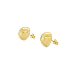 Jai's 14K Yellow Gold Button Studs