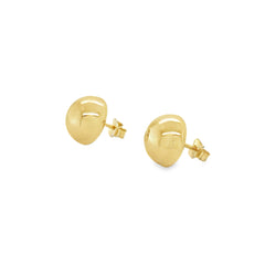 Jai's 14K Yellow Gold Button Studs