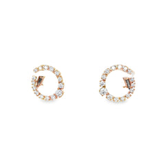 Hans Krieger's 18K Rose Gold Diamond Studs