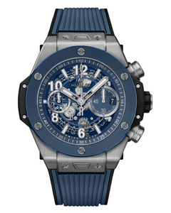 Hublot's Big Bang Unico Titanium Blue Ceramic with Blue Skeleton Dial