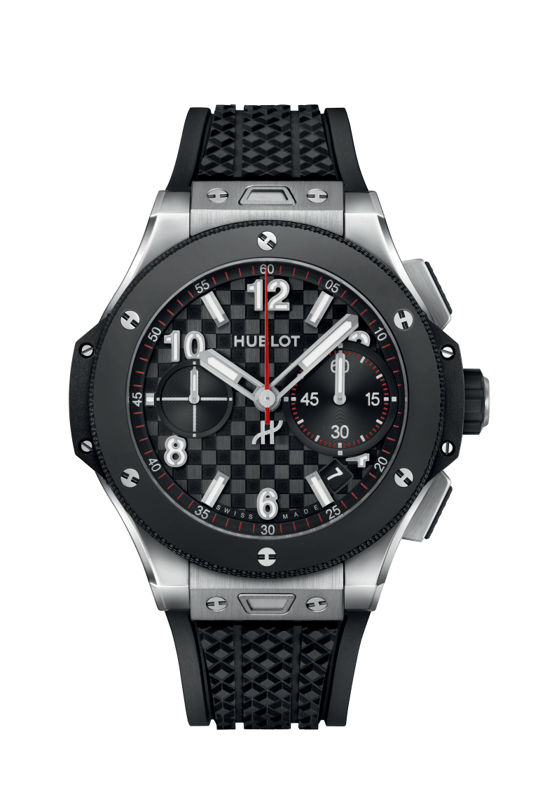 Hublot's Big Bang 20th Anniversary Titanium Ceramic with Black Chronograph Dial