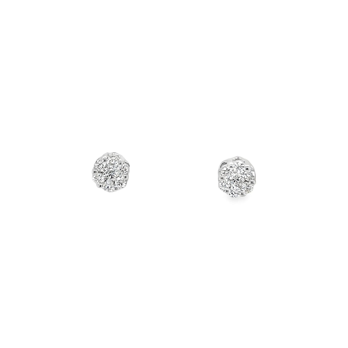 Jai's 14K White Gold Petite Diamond Studs