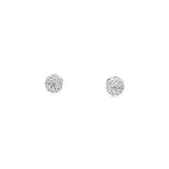 Jai's 14K White Gold Petite Diamond Studs