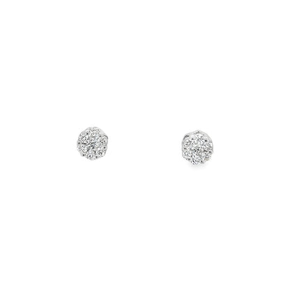 Jai's 14K White Gold Petite Diamond Studs