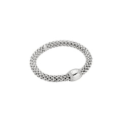 Fope's 18K White Gold Love Nest Diamond Bracelet