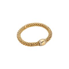 Fope's 18K Yellow Gold Love Nest Diamond Bracelet