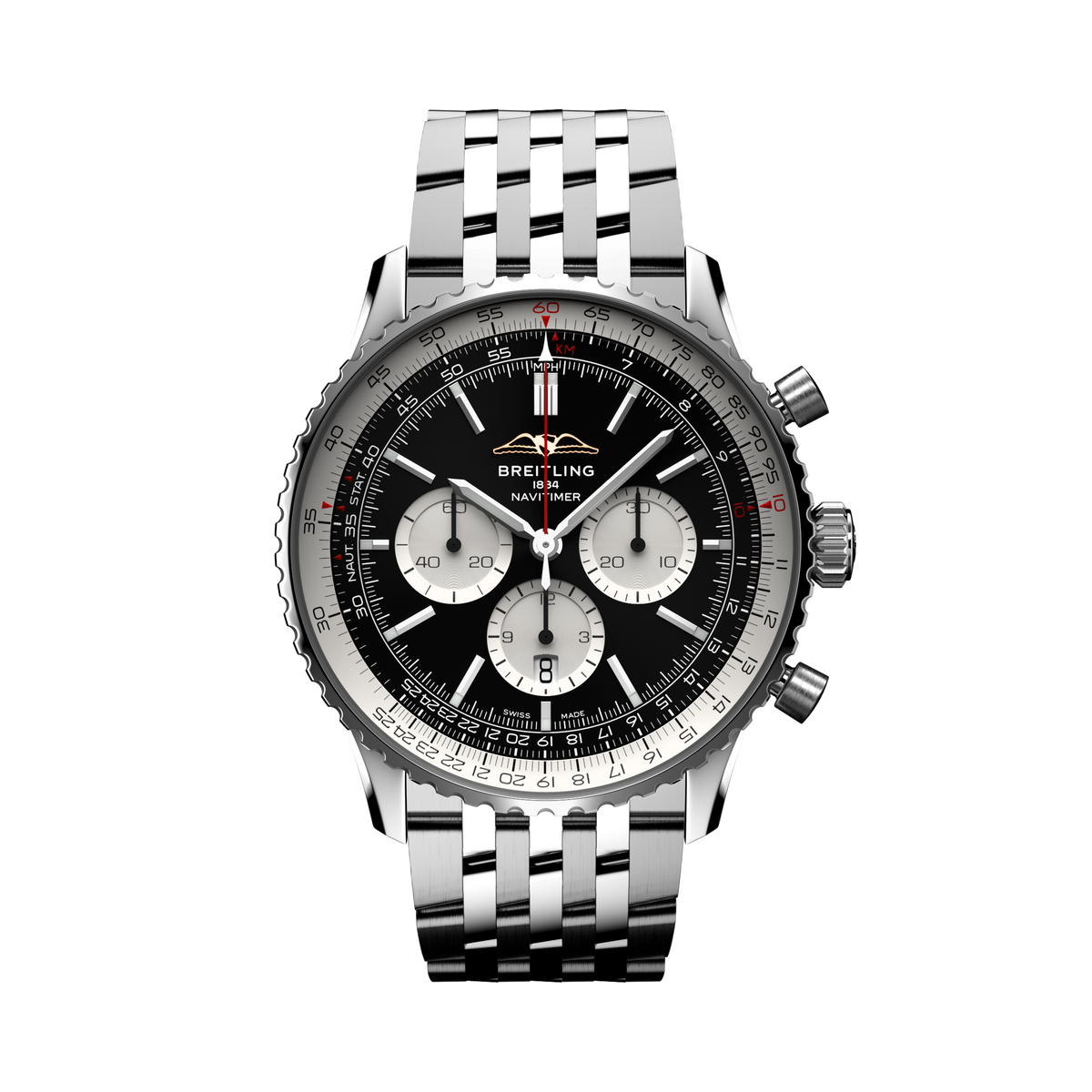 Breitling's Navitimer B01 Chronograph 46 with Black Dial