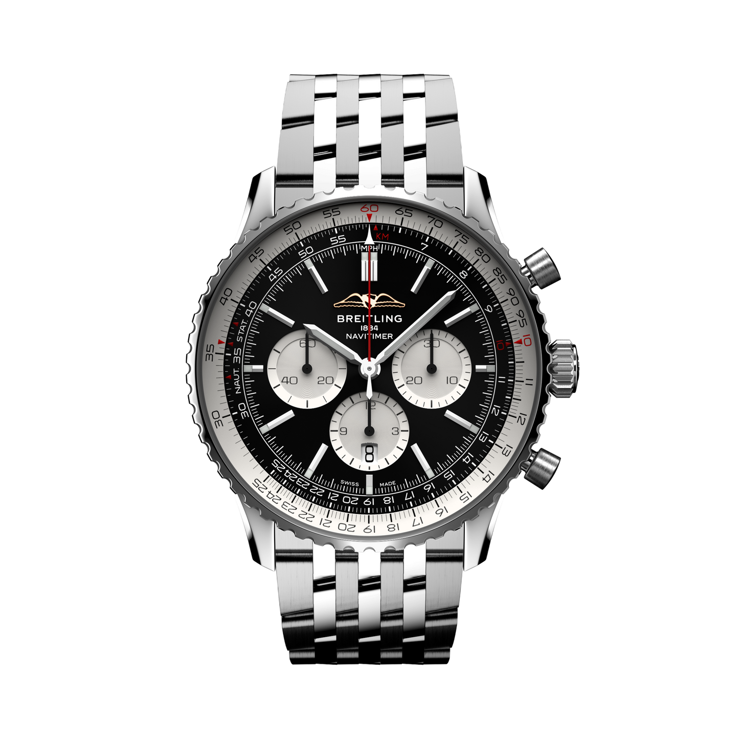 Breitling's Navitimer B01 Chronograph 46 with Black Dial