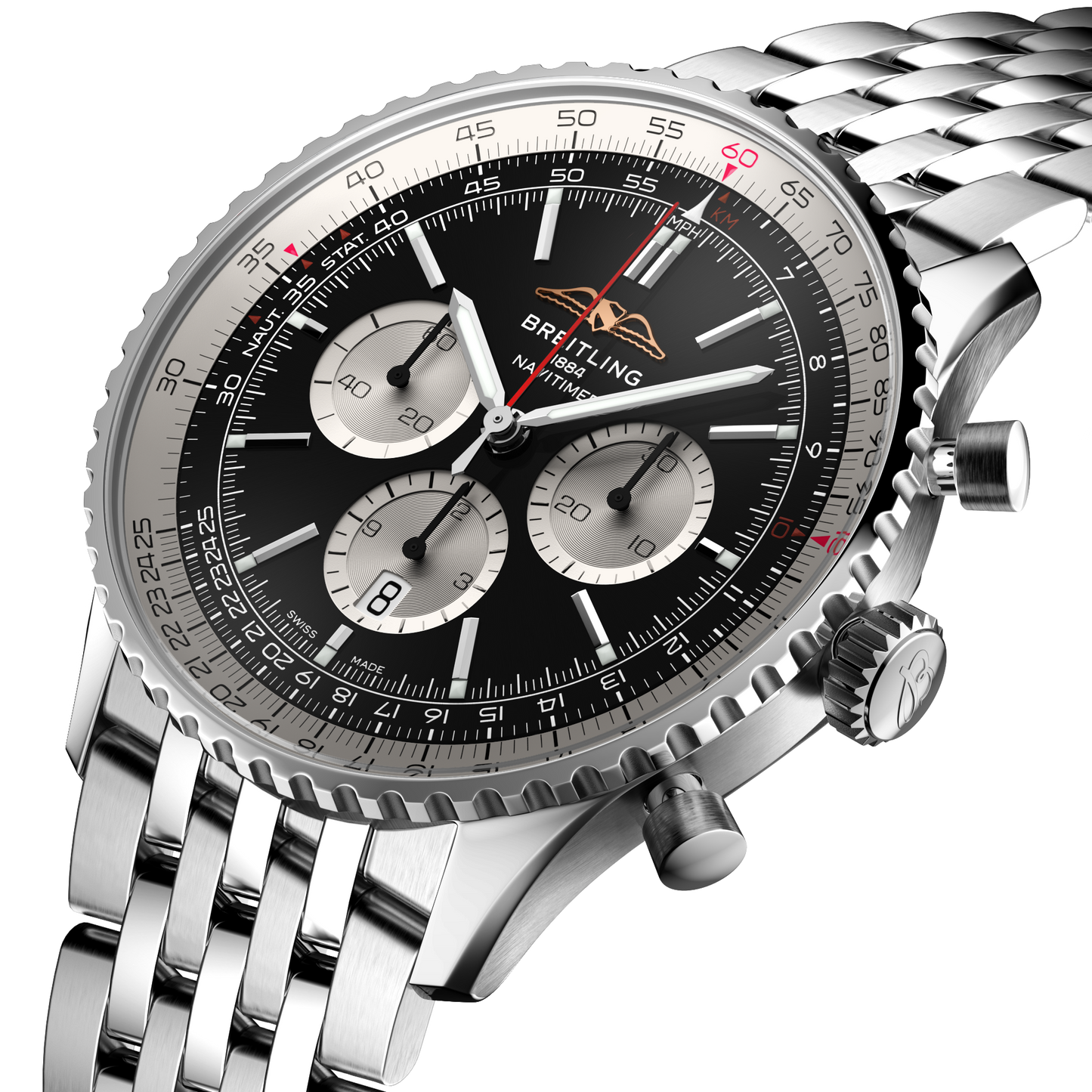 Breitling's Navitimer B01 Chronograph 46 with Black Dial