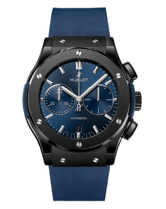 Hublot's Classic Fusion Chronograph Ceramic Blue with Blue Dial