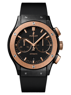 Hublot's Classic Fusion Ceramic King Gold with Black Chronograph Dial