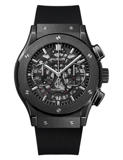Hublot's Classic Fusion Aerofusion Black Magic with Black Chronograph Dial