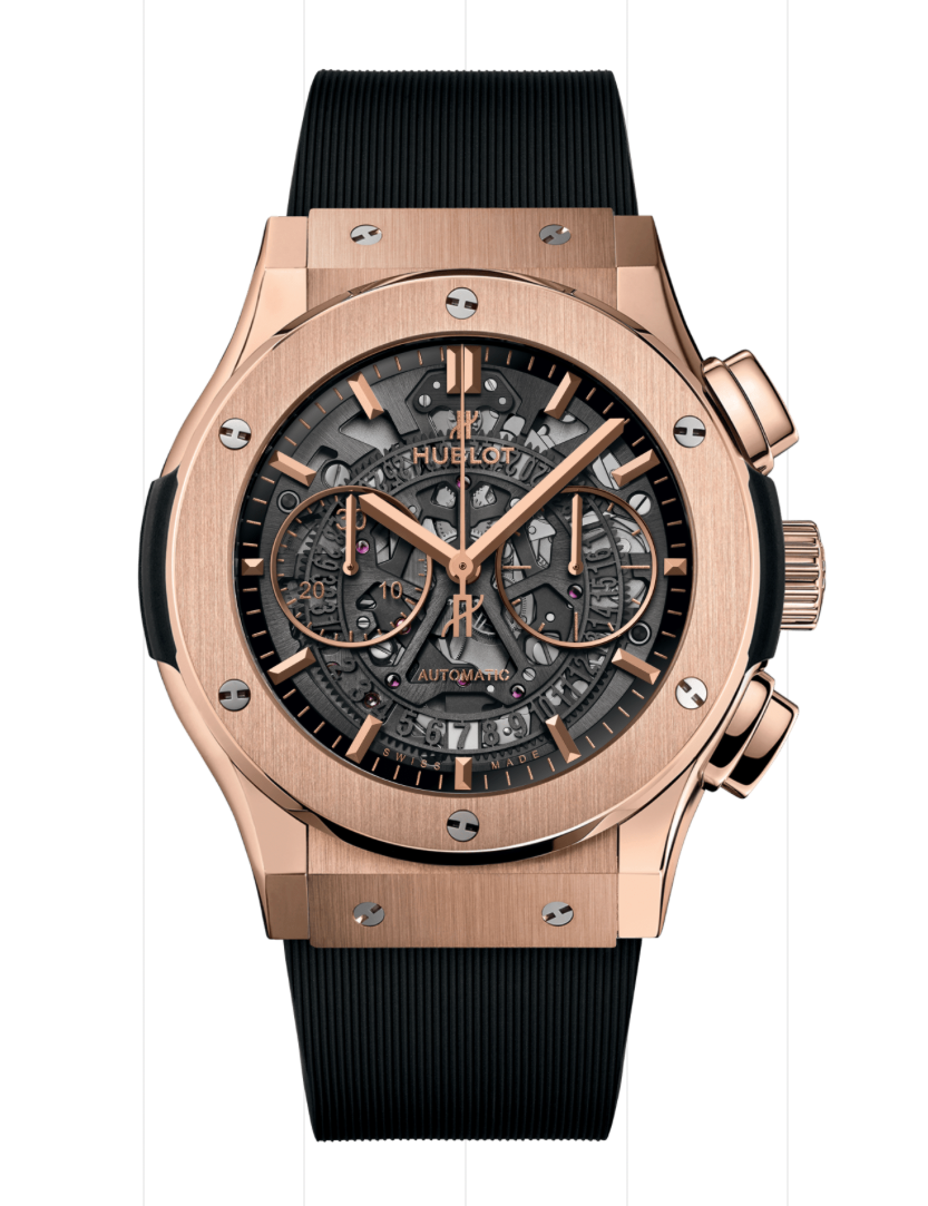 Hublot's Classic Fusion Aerofusion King Gold with Skeleton Dial