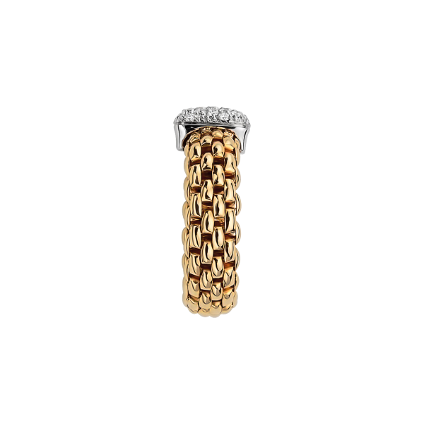 Fope's 18K Yellow Gold Vendome Flex'it Diamond Ring