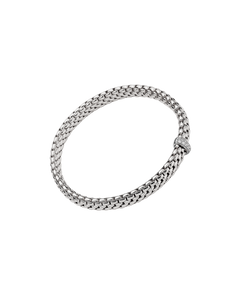 Fope's 18K White Gold Vendome Diamond Bracelet