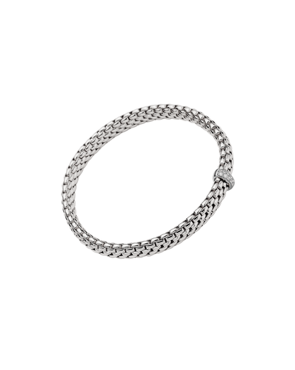 Fope's 18K White Gold Vendome Diamond Bracelet