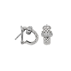 Fope's 18K White Gold Vendome Diamonds Earrings