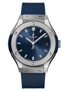 Hublot's Classic Fusion Titanium Blue 33MM with Blue Dial