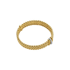 Fope's 18K Yellow Gold Panorama Flex'it Multi-rondel Diamond Bracelet