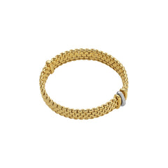 Fope's 18K Yellow Gold Panorama Flex'it Multi-rondel Diamond Bracelet