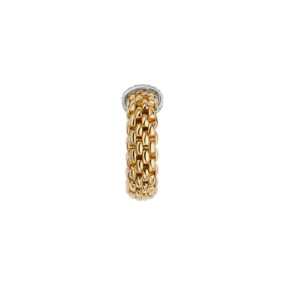 Fope's 18K Yellow Gold Vendome Diamond Ring
