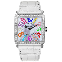 Franck Muller's Master Square Color Dreams with Mother-of-Pearl Dial & Diamonds
