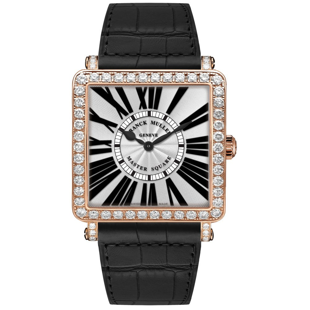 Franck Muller's Master Square with Silver-white Dial & Diamonds