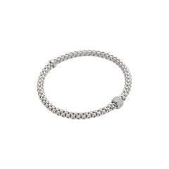 Fope's 18K White Gold Solo Diamond Bracelet