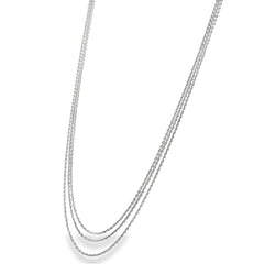 Jai's 14K White Gold Fine Layered Cable Chain - 22"