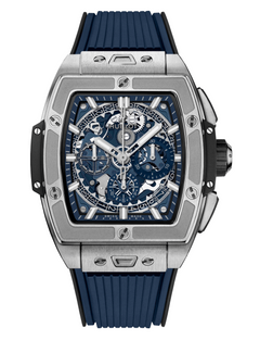 Hublot's Spirit of Big Bang Titanium Blue with Skeleton Dial