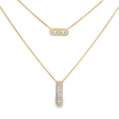 Hulchi Belluni's 18K Yellow Gold Diamond Tresore Necklace
